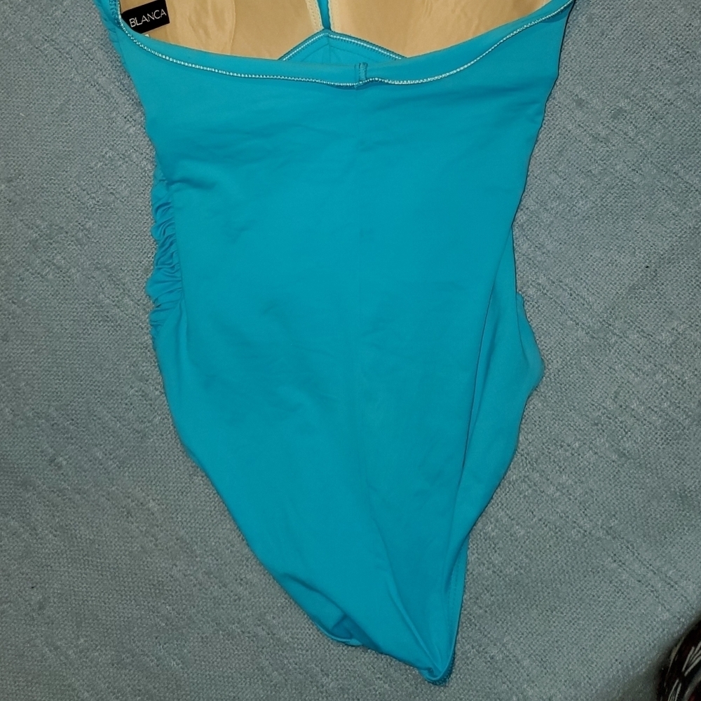 Blanca Twist Front Bandeau One-Piece Swimsuit - Picture 6 of 8